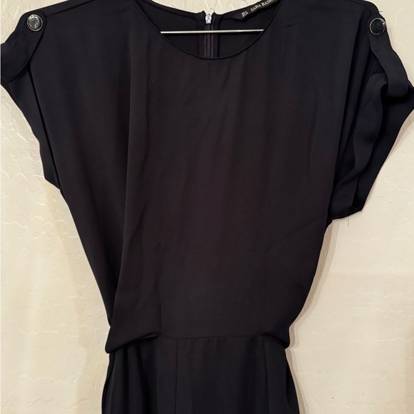 Medium Zara Basic Black jumpsuit - Picture 3 of 14